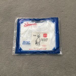 Vintage Spencer's lap shoulder shirt pre-shrunk